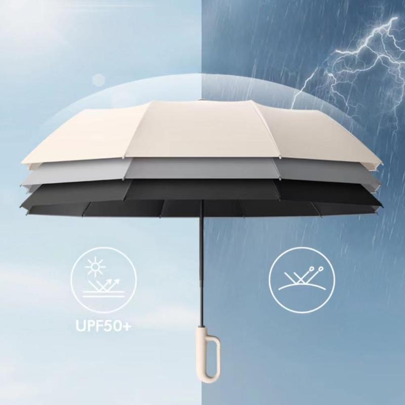 Lightweight Durable Umbrella with Automatic Closing Mechanism