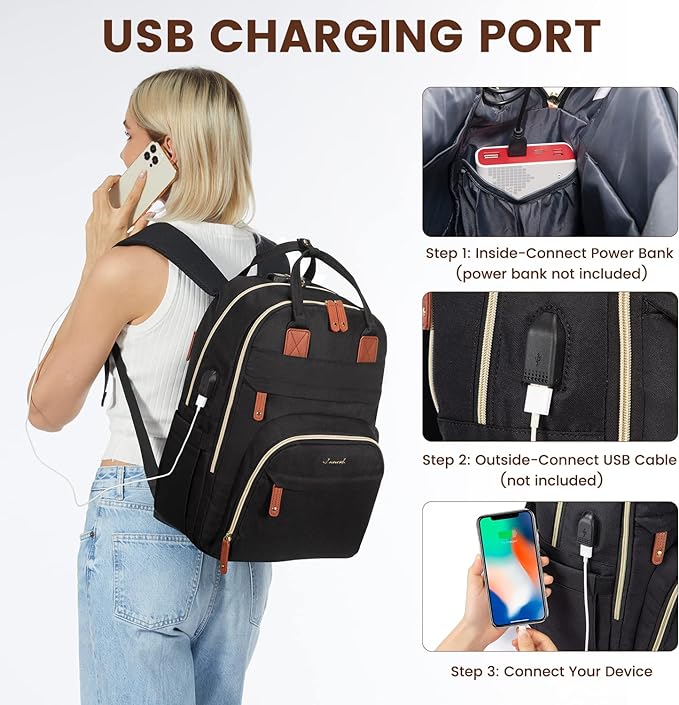 Super Lightweight Large Capacity Laptop Backpack - Up to 15.6 inches