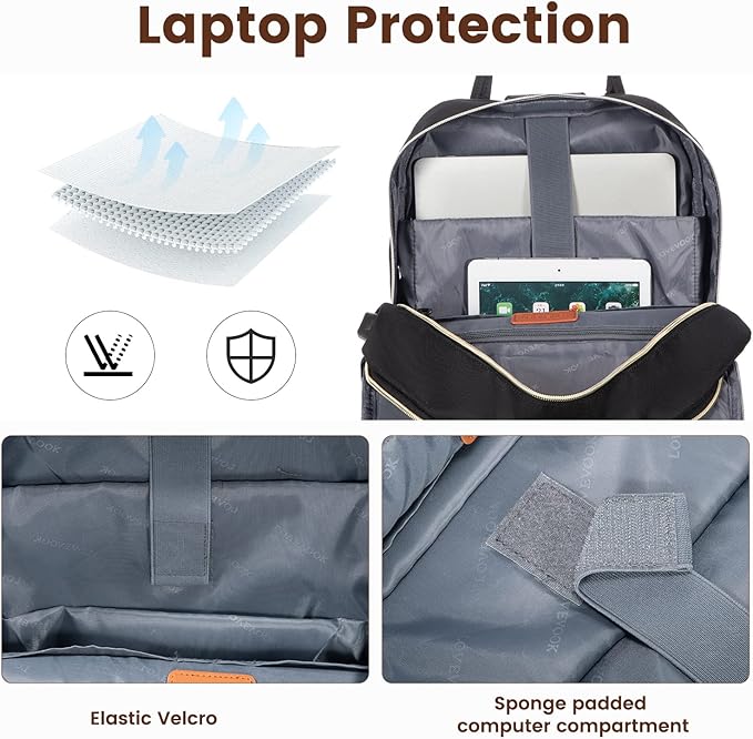 Super Lightweight Large Capacity Laptop Backpack - Up to 15.6 inches