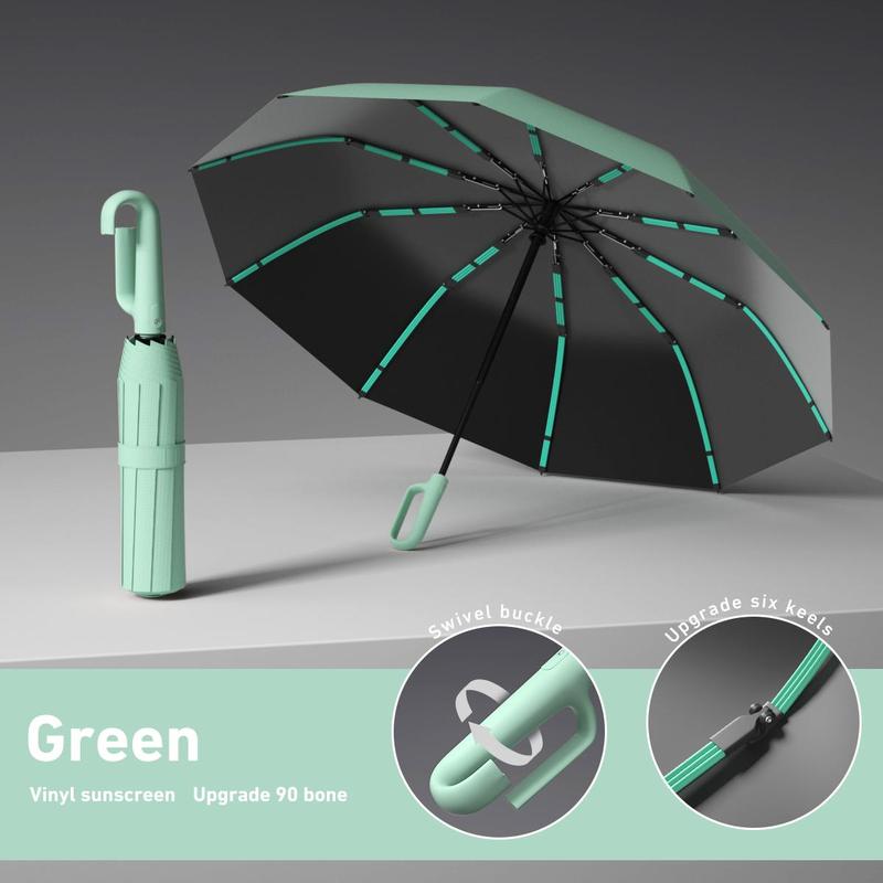 Lightweight Durable Umbrella with Automatic Closing Mechanism
