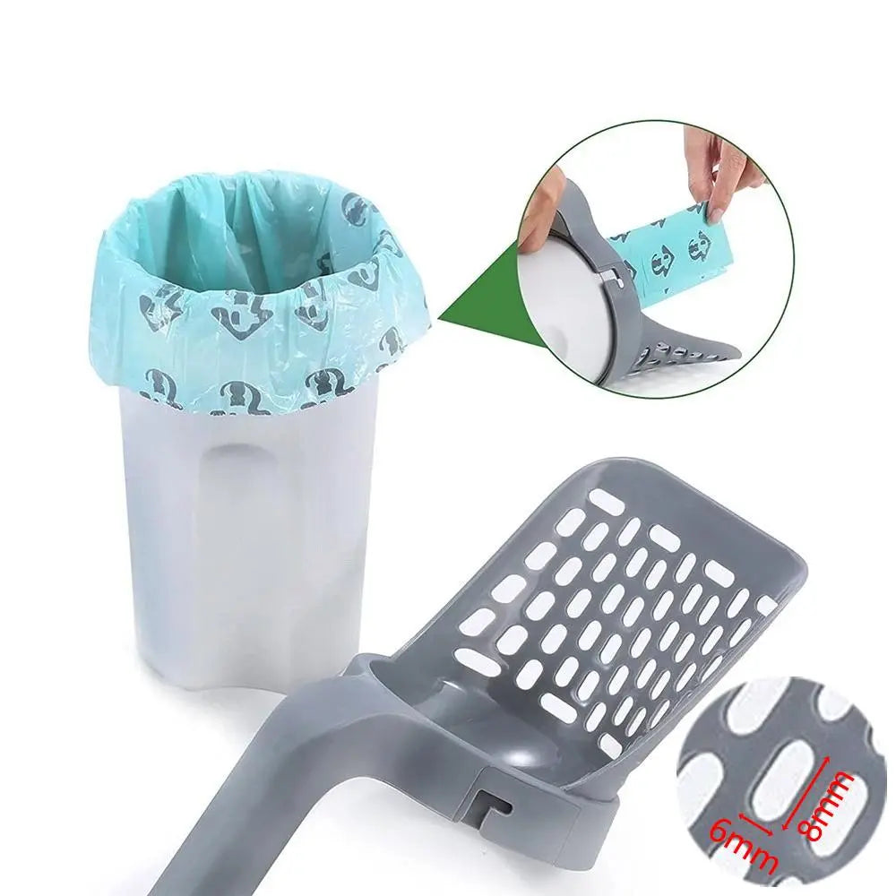 Summer Cat Litter Shovel ( + FREE 4 Rolls Garbage Bag )